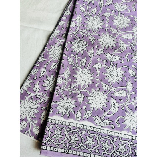 LAVENDER FLORAL COTTON SUIT SET