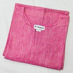SOLID PINK LONG STRAIGHT KURTI