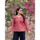 DARK PEACH LITTLE MOTIFS SUPER SHORT STRAIGHT KURTI DARK PEACH LITTLE MOTIFS SUPER SHORT STRAIGHT KURTI