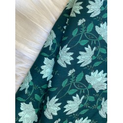 TEAL FLORAL LILY TOP